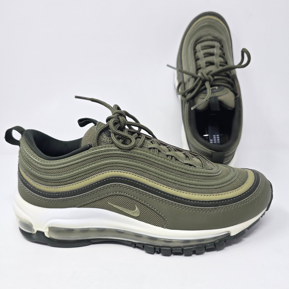 Nike Air Max 97 Olive Flak Spruce Fog Womens Running Shoes 8.5 921733-200
